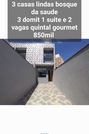 Imagem Casa com 3 Quartos à Venda, 126 m² em Bosque Da Saúde - São Paulo Imagem Casa com 3 Quartos à Venda, 126 m² em Bosque Da Saúde - São Paulo