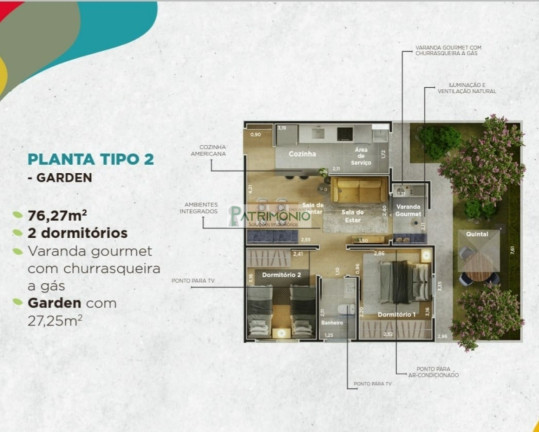 Imagem Imóvel com 2 Quartos à Venda, 49 m² em Jardim Imperial - Jaguariúna