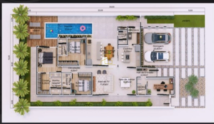 Imagem Casa com 4 Quartos à Venda, 264 m² em Alphaville Jacuhy - Serra Imagem Casa com 4 Quartos à Venda, 264 m² em Alphaville Jacuhy - Serra