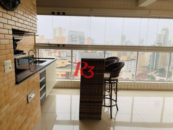 Imagem Apartamento com 3 Quartos à Venda, 134 m² em Gonzaga - Santos