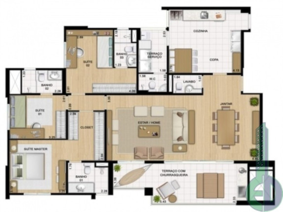 Imagem Imóvel com 4 Quartos à Venda, 146 m² em Santa Paula - Sao Caetano Do Sul Imagem Imóvel com 4 Quartos à Venda, 146 m² em Santa Paula - Sao Caetano Do Sul