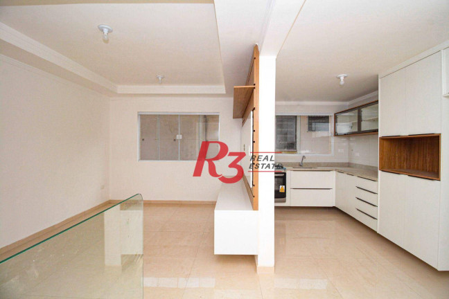 Imagem Casa com 2 Quartos à Venda, 103 m² em Campo Grande - Santos Imagem Casa com 2 Quartos à Venda, 103 m² em Campo Grande - Santos