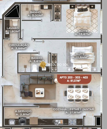 Imagem Apartamento com 2 Quartos à Venda, 101 m² em Canto Grande - Bombinhas Imagem Apartamento com 2 Quartos à Venda, 101 m² em Canto Grande - Bombinhas