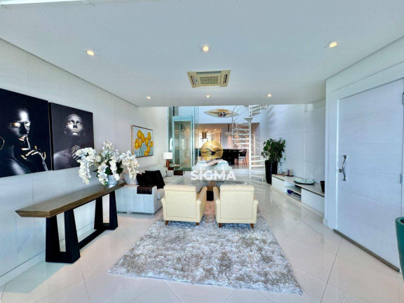 Imagem Cobertura com 4 Quartos à Venda, 356 m² em Pitangueiras - Guarujá