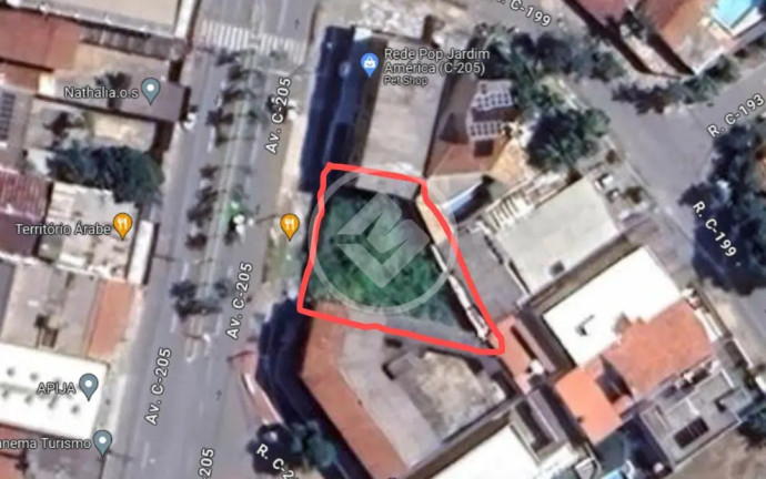 Terreno à Venda, 530 m² em Jardim América - Goiânia