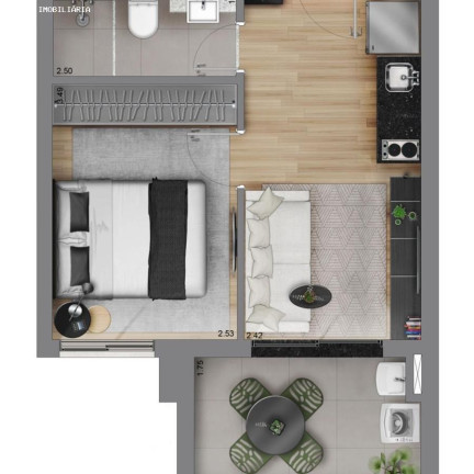 Imagem Apartamento com 1 Quarto à Venda, 35 m² em Cerqueira Cesar - São Paulo