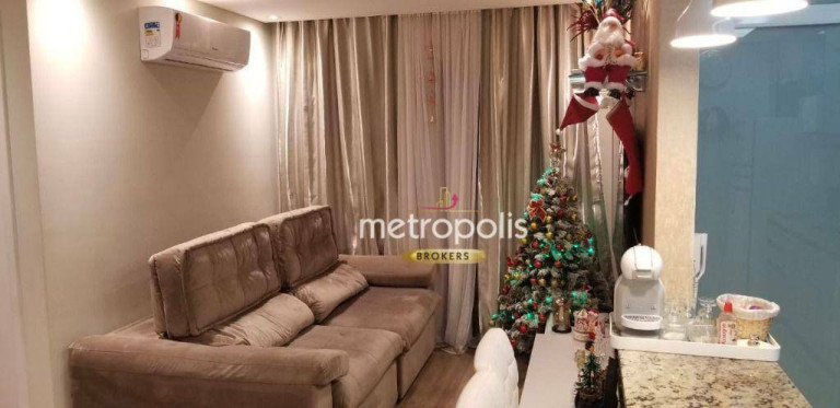 Apartamento com 2 Quartos à Venda, 59 m² em Campestre - Santo André