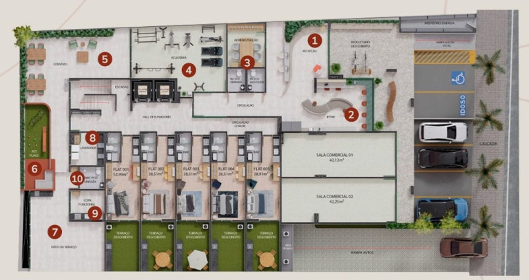 Imagem Apartamento com 1 Quarto à Venda, 38 m² em Tambaú - João Pessoa Imagem Apartamento com 1 Quarto à Venda, 38 m² em Tambaú - João Pessoa