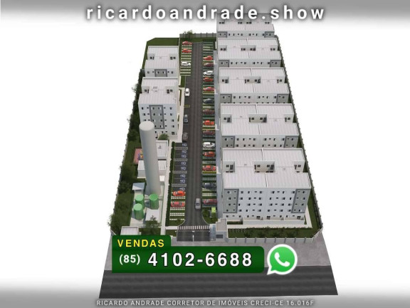 Imagem Apartamento com 2 Quartos à Venda, 38 m² em Jangurussu - Fortaleza
