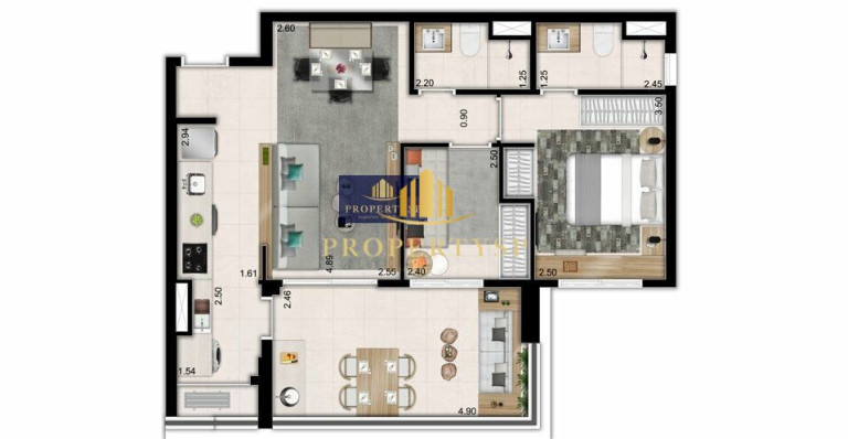 Imagem Apartamento com 2 Quartos à Venda, 71 m² em Vila Anglo Brasileira - São Paulo Imagem Apartamento com 2 Quartos à Venda, 71 m² em Vila Anglo Brasileira - São Paulo