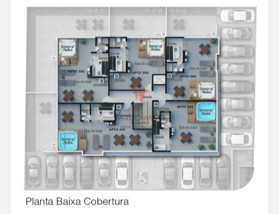 Imagem Cobertura com 2 Quartos à Venda, 70 m² em Bessa - João Pessoa