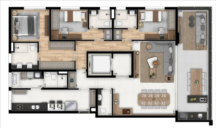 Imagem Apartamento com 3 Quartos à Venda, 151 m² em água Branca - São Paulo