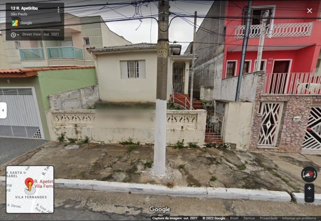 Terreno à Venda, 249 m² em Vila Fernandes - São Paulo