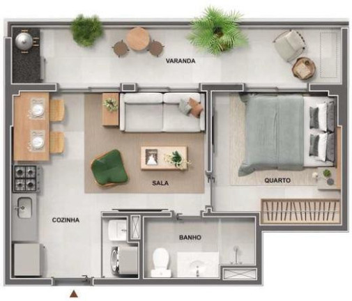 Imagem Apartamento com 1 Quarto à Venda, 40 m² em Centro - Rio De Janeiro