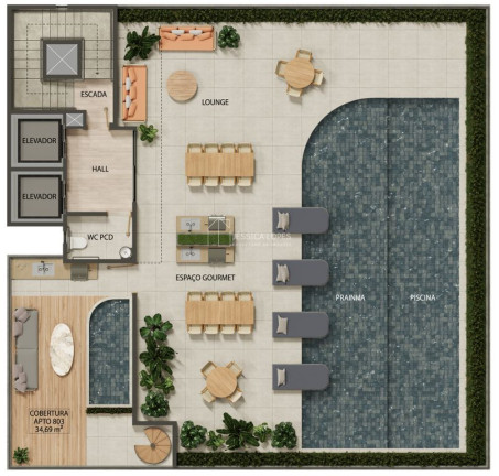 Imagem Apartamento com 2 Quartos à Venda, 85 m² em Bessa - João Pessoa