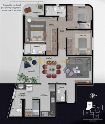 Imagem Imóvel com 3 Quartos à Venda, 115 m² em Vale Do Sereno - Nova Lima