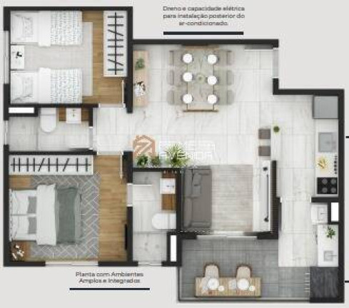 Imagem Apartamento com 2 Quartos à Venda, 63 m² em Parque Industrial - São José Dos Campos Imagem Apartamento com 2 Quartos à Venda, 63 m² em Parque Industrial - São José Dos Campos