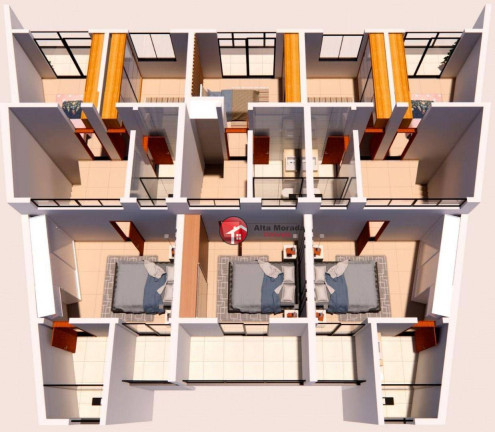 Imagem Casa com 3 Quartos à Venda, 80 m² em Vale Das Orquídeas - Contagem