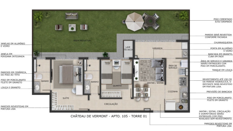 Imagem Apartamento com 2 Quartos à Venda, 92 m² em Guaíra - Curitiba Imagem Apartamento com 2 Quartos à Venda, 92 m² em Guaíra - Curitiba