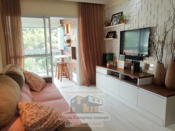 Imagem Apartamento com 2 Quartos à Venda, 80 m² em José Menino - Santos
