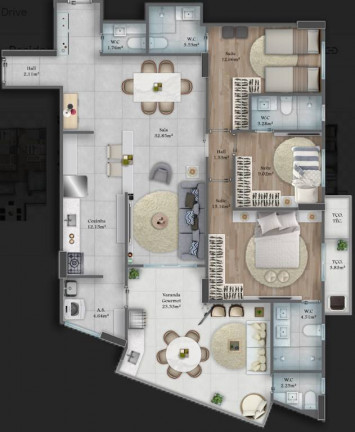 Imagem Apartamento com 3 Quartos à Venda, 145 m² em Forte - Praia Grande Imagem Apartamento com 3 Quartos à Venda, 145 m² em Forte - Praia Grande