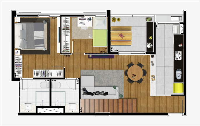 Imagem Cobertura com 2 Quartos à Venda, 112 m² em Jardim Prudência - São Paulo
