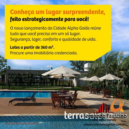 Imagem Terreno em Condomínio à Venda, 360 m² em Terras Alpha Residencial 2 - Senador Canedo Imagem Terreno em Condomínio à Venda, 360 m² em Terras Alpha Residencial 2 - Senador Canedo