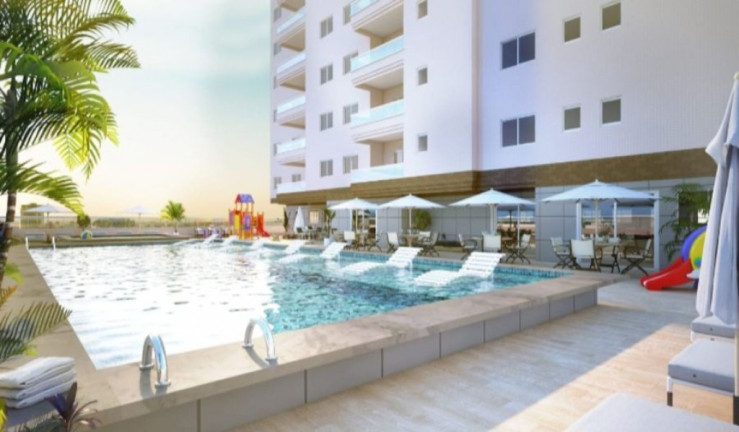 Apartamento com 2 Quartos à Venda,  em Vila Mirim - Praia Grande