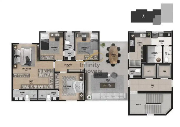 Imagem Apartamento com 3 Quartos à Venda, 100 m² em São Bento - Belo Horizonte Imagem Apartamento com 3 Quartos à Venda, 100 m² em São Bento - Belo Horizonte