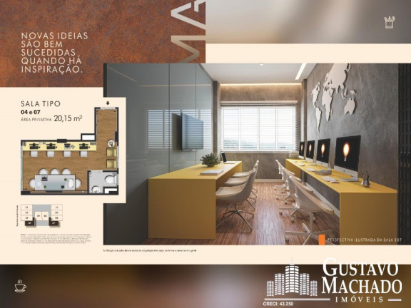 Imagem Sala Comercial à Venda, 20 m² em Aterrado - Volta Redonda Imagem Sala Comercial à Venda, 20 m² em Aterrado - Volta Redonda