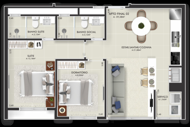 Imagem Apartamento com 3 Quartos à Venda, 122 m² em Capão Da Canoa - Capão Da Canoa