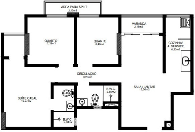 Imagem Apartamento com 3 Quartos à Venda,  em Ilhotas - Teresina