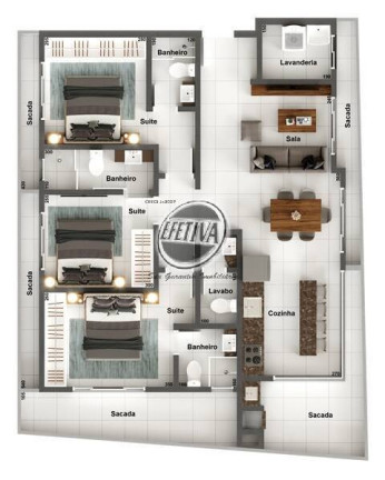 Imagem Apartamento com 3 Quartos à Venda, 280 m² em Caioba - Matinhos Imagem Apartamento com 3 Quartos à Venda, 280 m² em Caioba - Matinhos