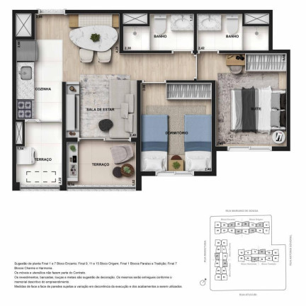 Imagem Apartamento com 2 Quartos à Venda, 51 m² em Vila Carrão - São Paulo