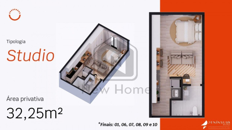 Imagem Imóvel com 1 Quarto à Venda, 32 m² em Centro - Cascavel