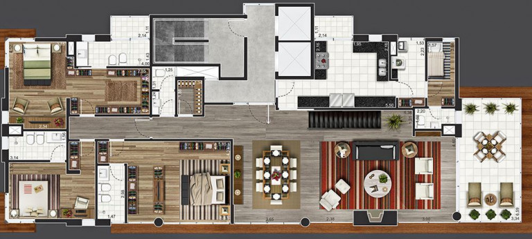 Imagem Apartamento com 2 Quartos à Venda, 128 m² em Vila Progredior - São Paulo