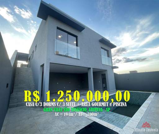 Casa com 3 Quartos à Venda, 194 m² em Centro - Itupeva