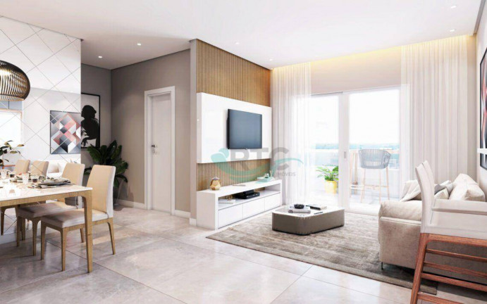 Apartamento com 2 Quartos à Venda, 84 m² em Canto Do Forte - Praia Grande