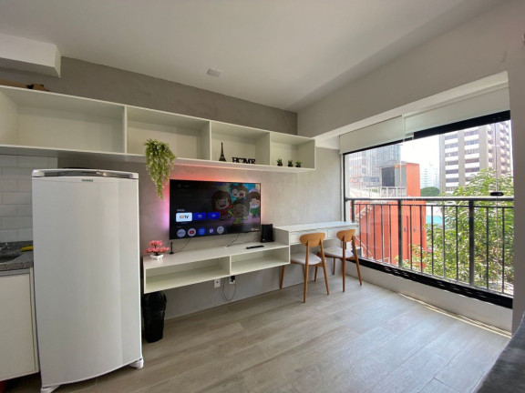 Imagem Apartamento com 1 Quarto para Alugar, 25 m² em Campo Belo - São Paulo