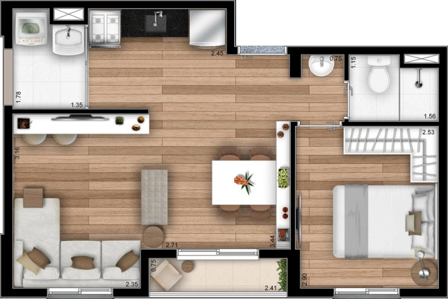 Imagem Apartamento com 1 Quarto à Venda, 34 m² em Limão - São Paulo