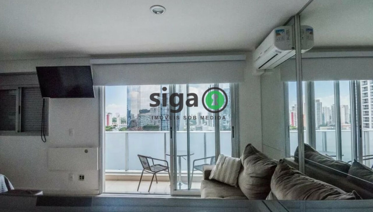 Imagem Apartamento com 1 Quarto para Alugar, 33 m² em Chácara Santo Antônio (zona Sul) - São Paulo Imagem Apartamento com 1 Quarto para Alugar, 33 m² em Chácara Santo Antônio (zona Sul) - São Paulo