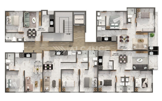 Imagem Apartamento com 1 Quarto à Venda, 30 m² em Brisamar - João Pessoa
