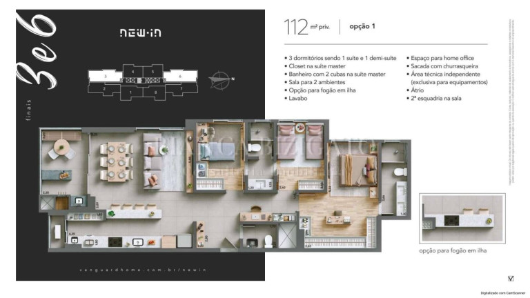 Imagem Apartamento com 3 Quartos à Venda, 112 m² em Campina Do Siqueira - Curitiba