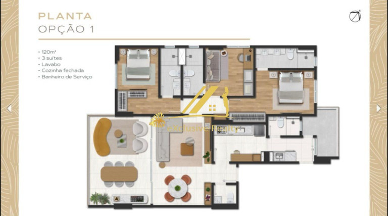 Imagem Imóvel com 3 Quartos à Venda, 120 m² em Caminho Das árvores - Salvador Imagem Imóvel com 3 Quartos à Venda, 120 m² em Caminho Das árvores - Salvador
