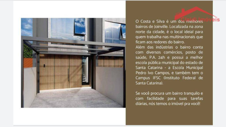 Imagem Sobrado com 4 Quartos à Venda, 112 m² em Costa E Silva - Joinville Imagem Sobrado com 4 Quartos à Venda, 112 m² em Costa E Silva - Joinville