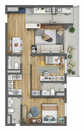 Imagem Apartamento com 2 Quartos à Venda, 81 m² em Vila Ipojuca - São Paulo