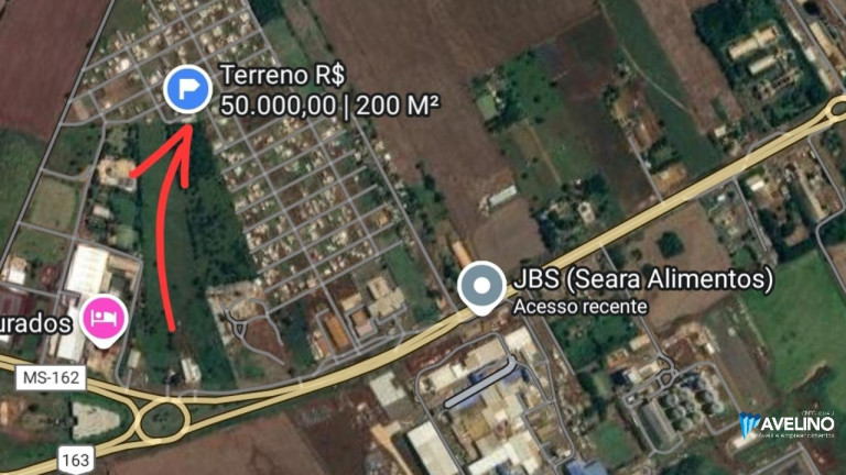Terreno à Venda, 200 m² em Vival Castelo - Dourados