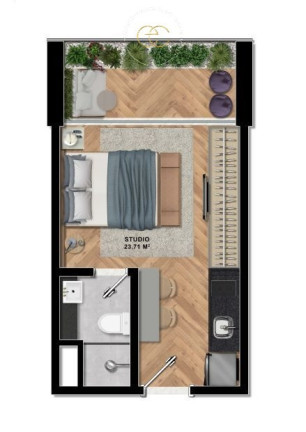 Imagem Apartamento à Venda, 28 m² Imagem Apartamento à Venda, 28 m²