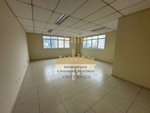 Sala Comercial para Alugar, 50 m² em Vila Mathias - Santos
