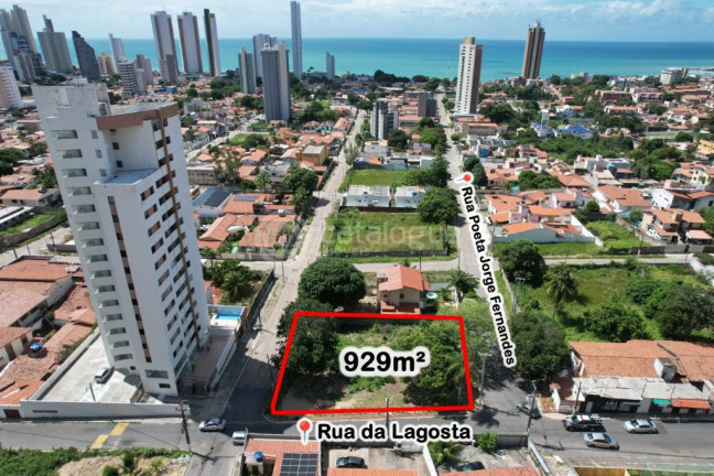 Terreno à Venda, 929 m² em Ponta Negra - Natal